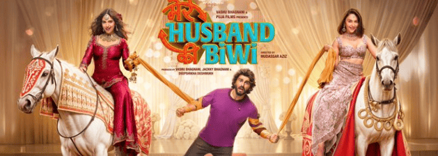 A movie poster of Mere Husband Ki Biwi movie